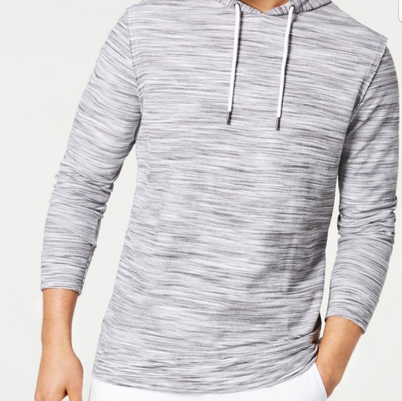 I-N-C Mens Heathered Hoodie Sweatshirt